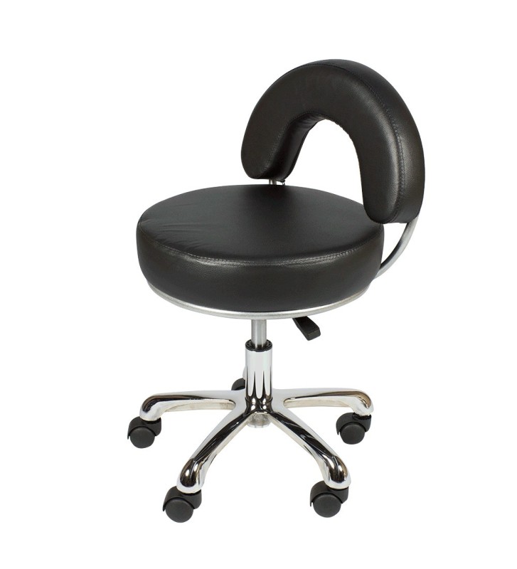 Taburete para pedicura con respalda altura baja - Zen