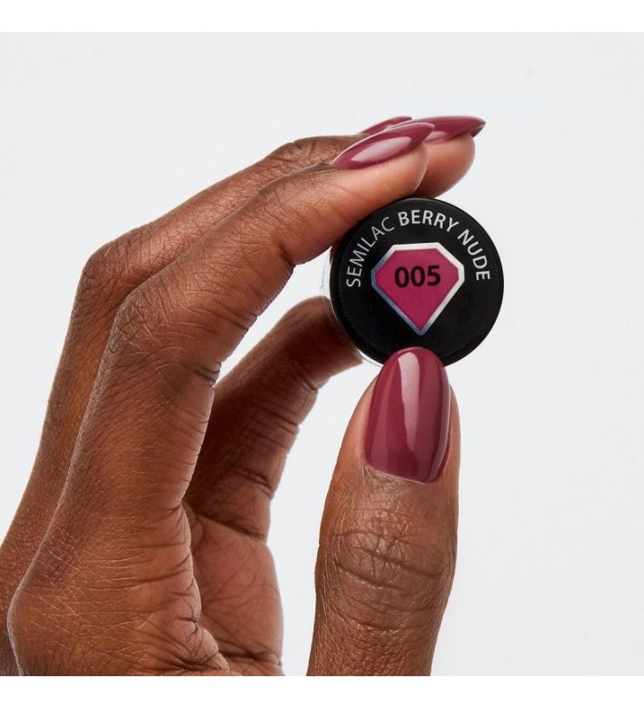 Esmalte Semilac nº005 (Berry Nude) 7ml