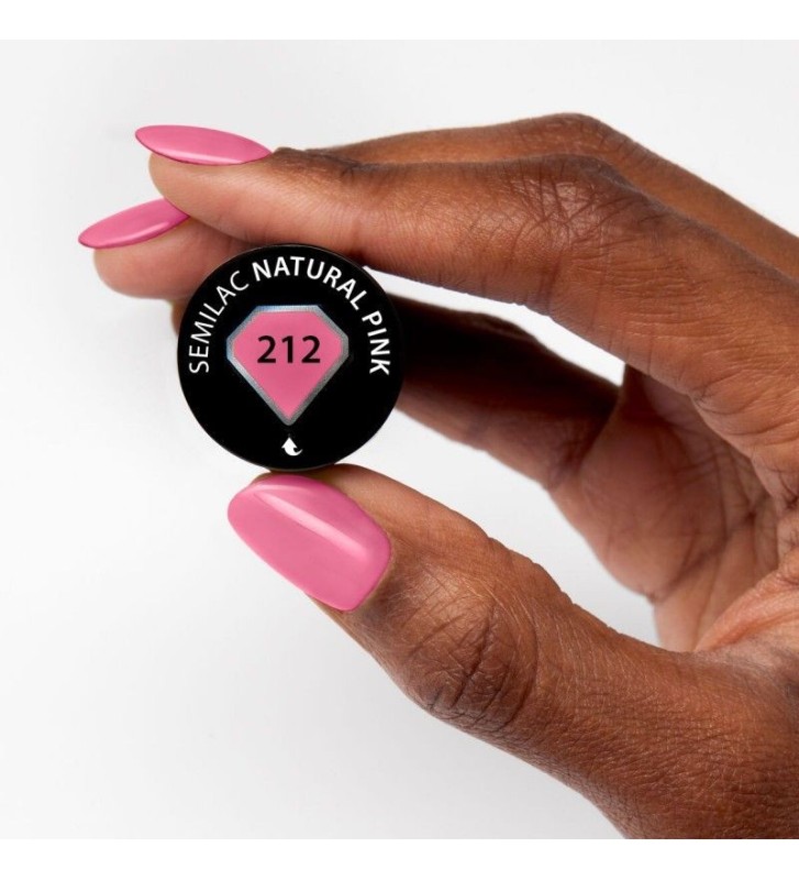 Esmalte Semilac nº212 (Business Line - Natural Pink)