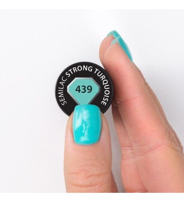 Esmalte Semilac nº439 (Strong Turquoise)