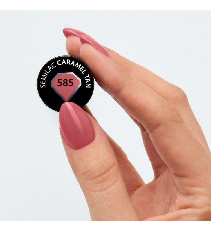 Esmalte Semilac nº585 (Caramel Tan)