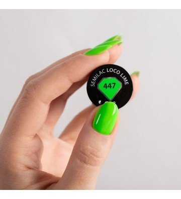Semilac 440 Energetic Lime 7 ml