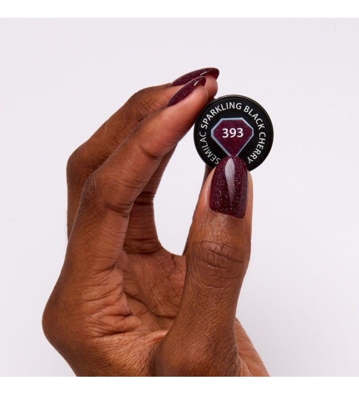 Semilac 393 Sparkling Black Cherry 7 ml