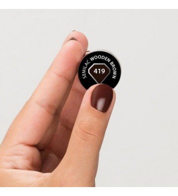 Semilac 419 Wooden Brown – 7ml
