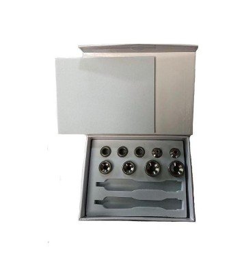 LOTE DE 9 PUNTAS DE DIAMANTE