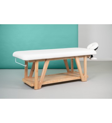 Camilla fija de madera Roots